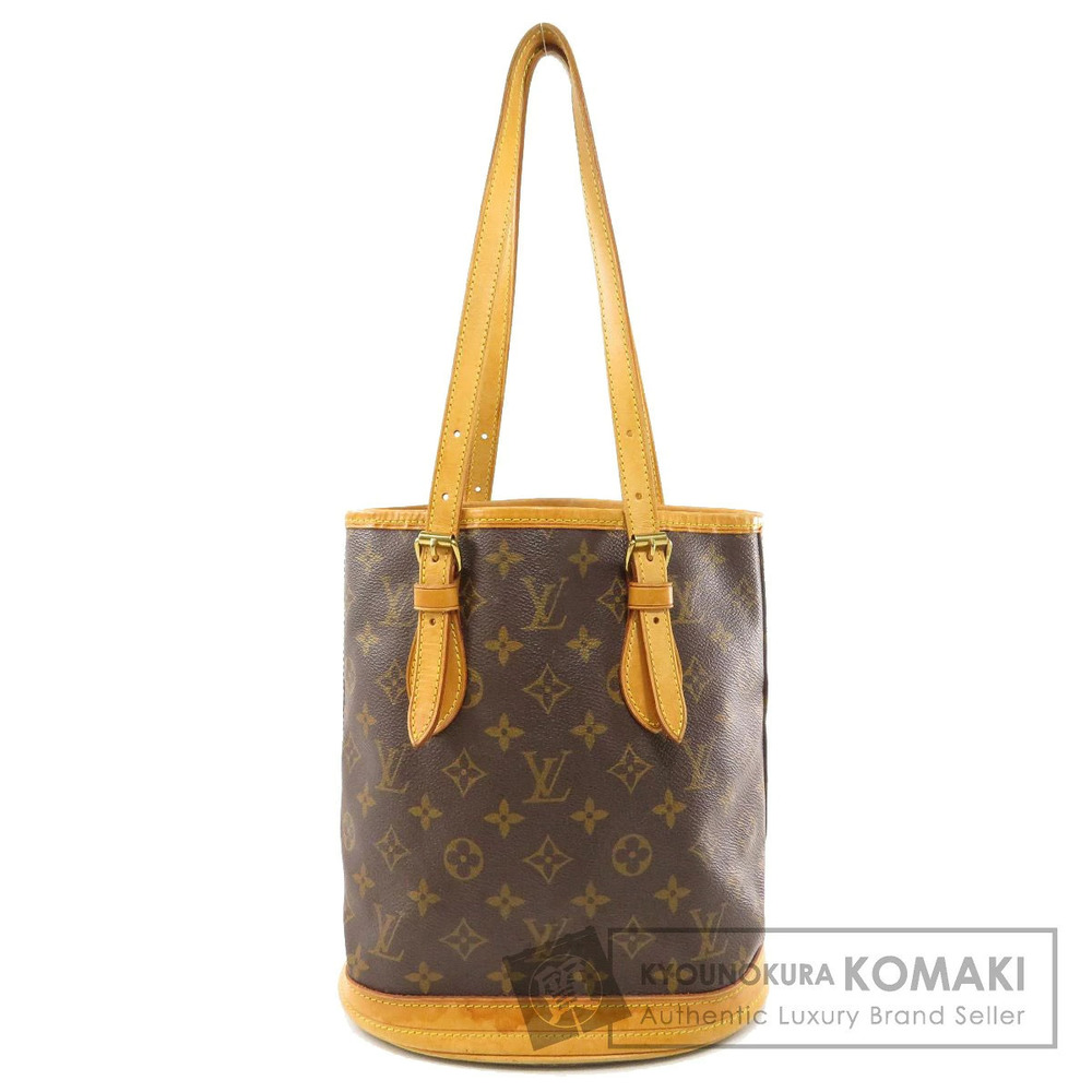 Louis Vuitton Bucket Tote Bag Monogram Canvas Brown